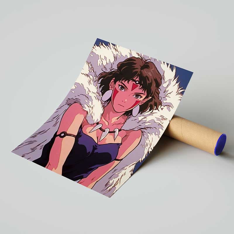 پوستر انیمه شاهزاده مونونوکه Princess Mononoke — تصویر ۳