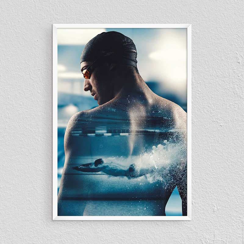 تابلو طرح مایکل فلپس Michael Phelps — تصویر ۳