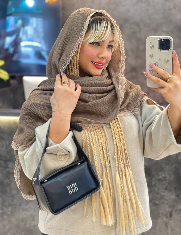 شال لبه تور کارینا کد : L770