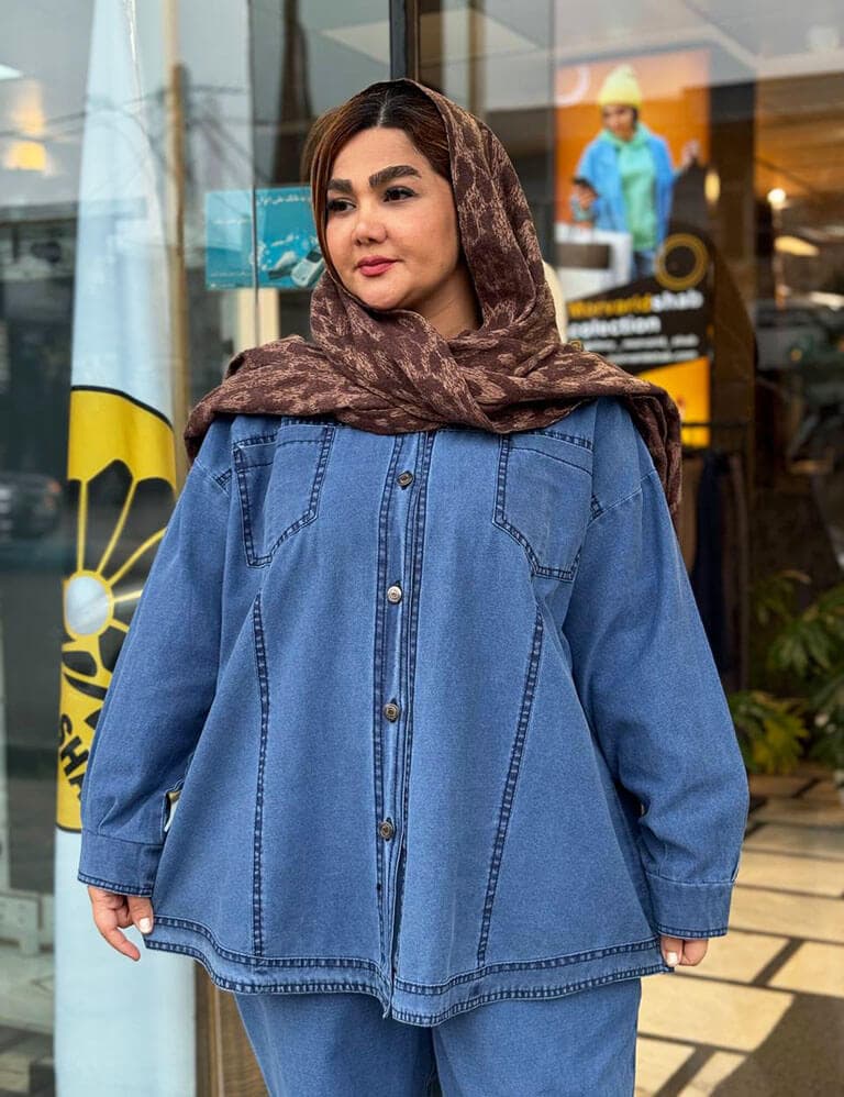ست شومیز و شلوار جین کد : 55130 — تصویر ۴