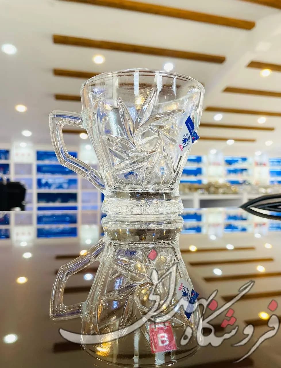 فنجان شیشه ای سولار 6 عددی