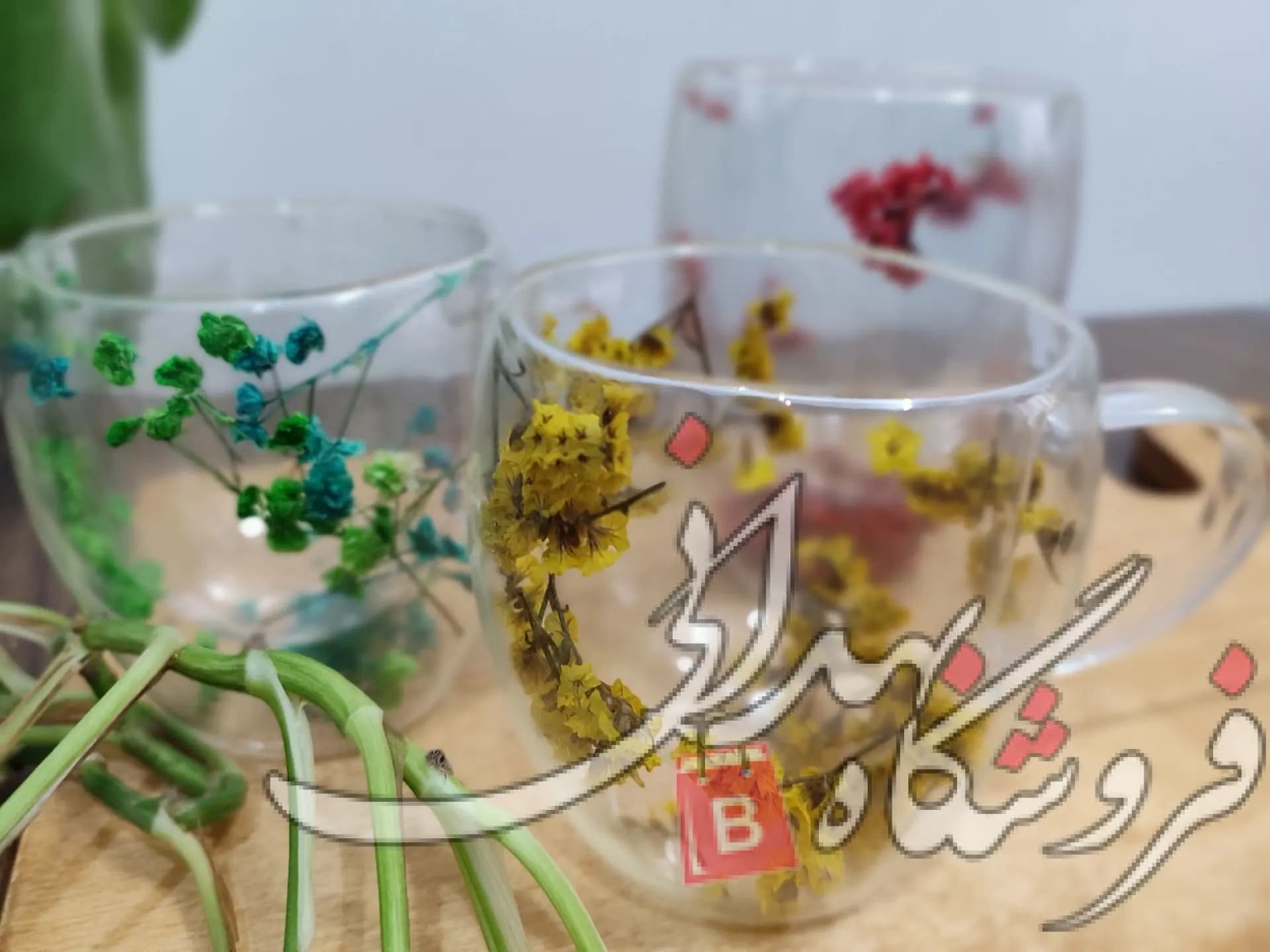 لیوان ماگ پیرکس گلدار سایز 1 250 میل — تصویر ۵