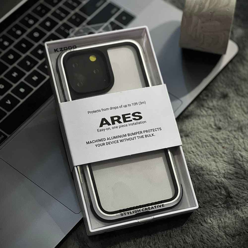 قاب ضد ضربه کی دوو K-Doo مدل Ares رنگ نقره ای — تصویر ۲