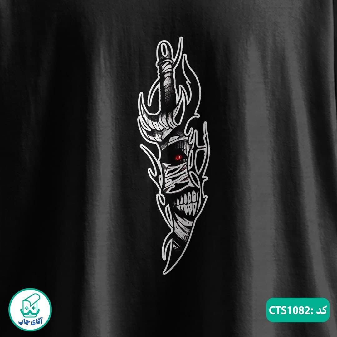 تیشرت چاپی طرح ژاپنی مردانه و زنانه کد CTS1082 — تصویر ۵