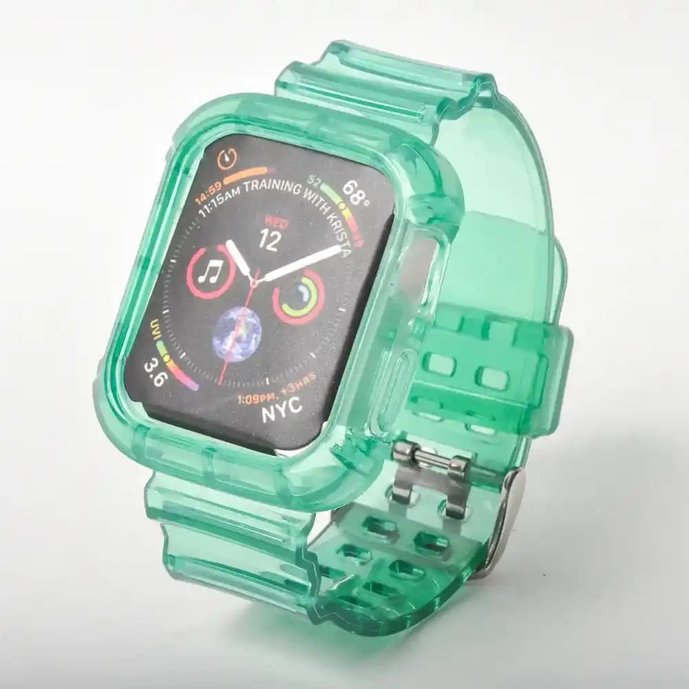 بند اپل واچ طرح Gshock رنگ سبز