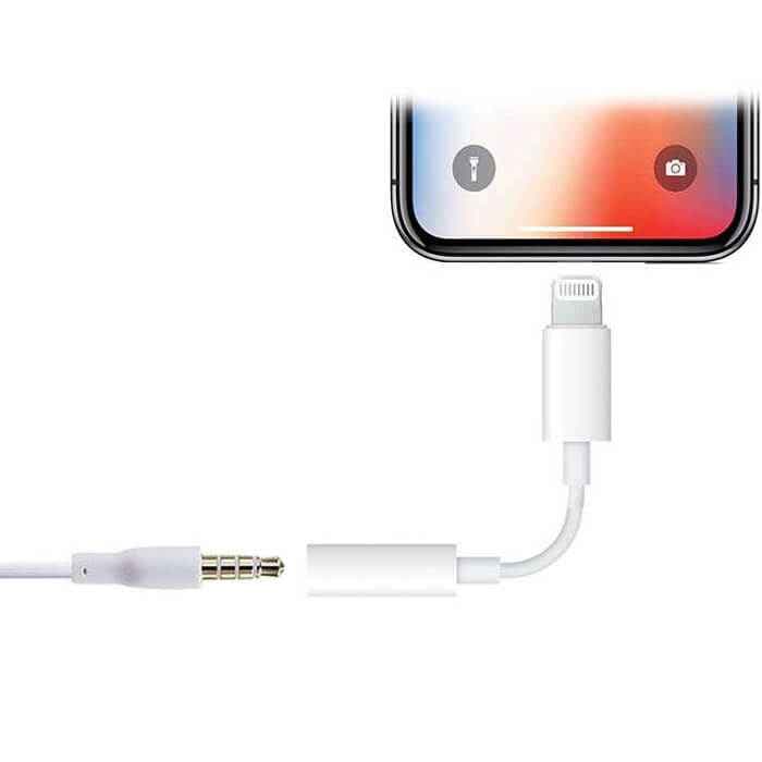 مبدل لایتنینگ به جک 3.5mm هدفون اپل Apple — تصویر ۳