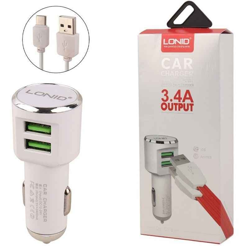 شارژر فندکی مدل DL-C29 همراه با کابل microUSB — تصویر ۳