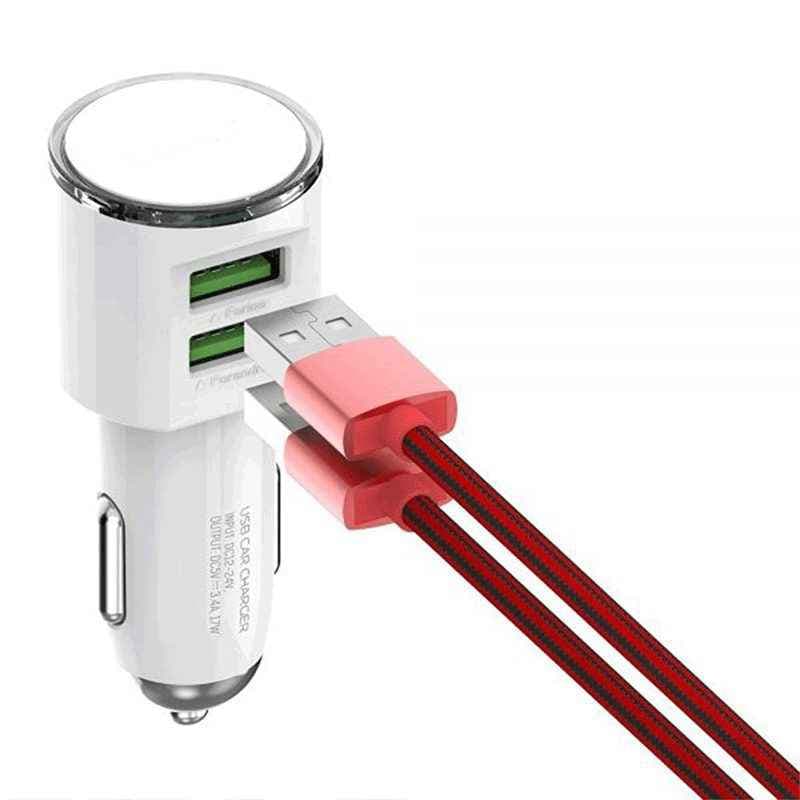 شارژر فندکی مدل DL-C29 همراه با کابل microUSB — تصویر ۲