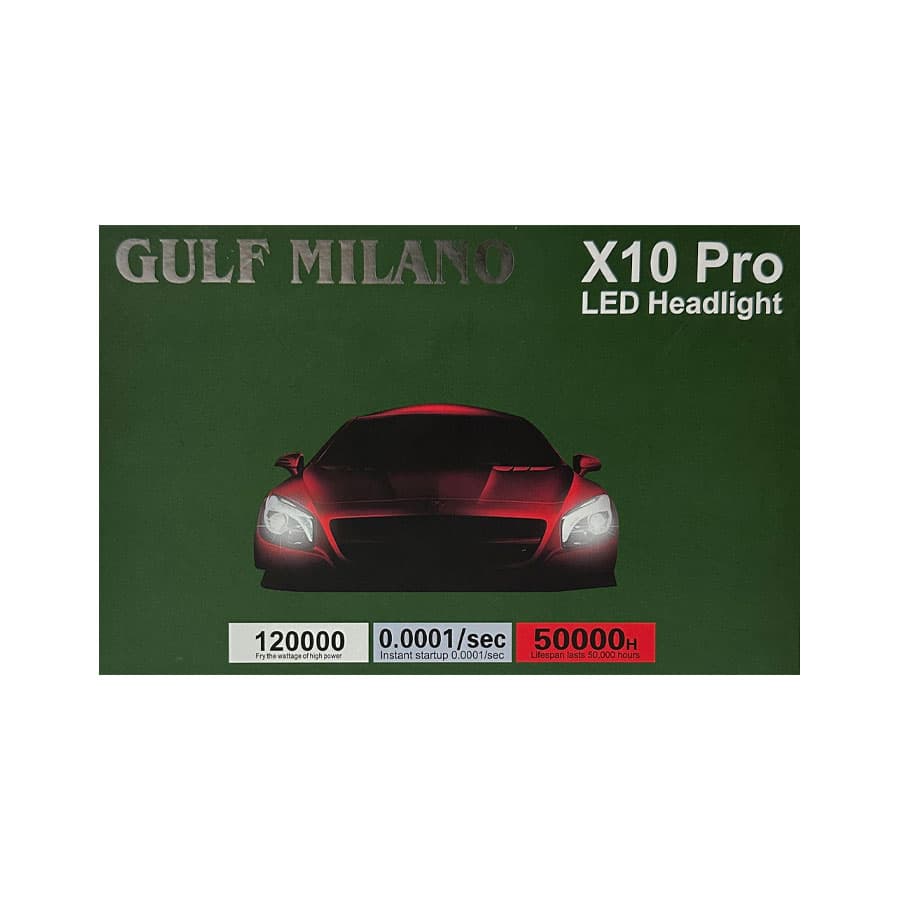 هدلایت گلف میلانو مدل X10 PRO پایه H7 — تصویر ۵