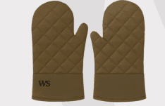 ست دستکش فر جفتی WS کوکینگ طرح پلاس کد C-3