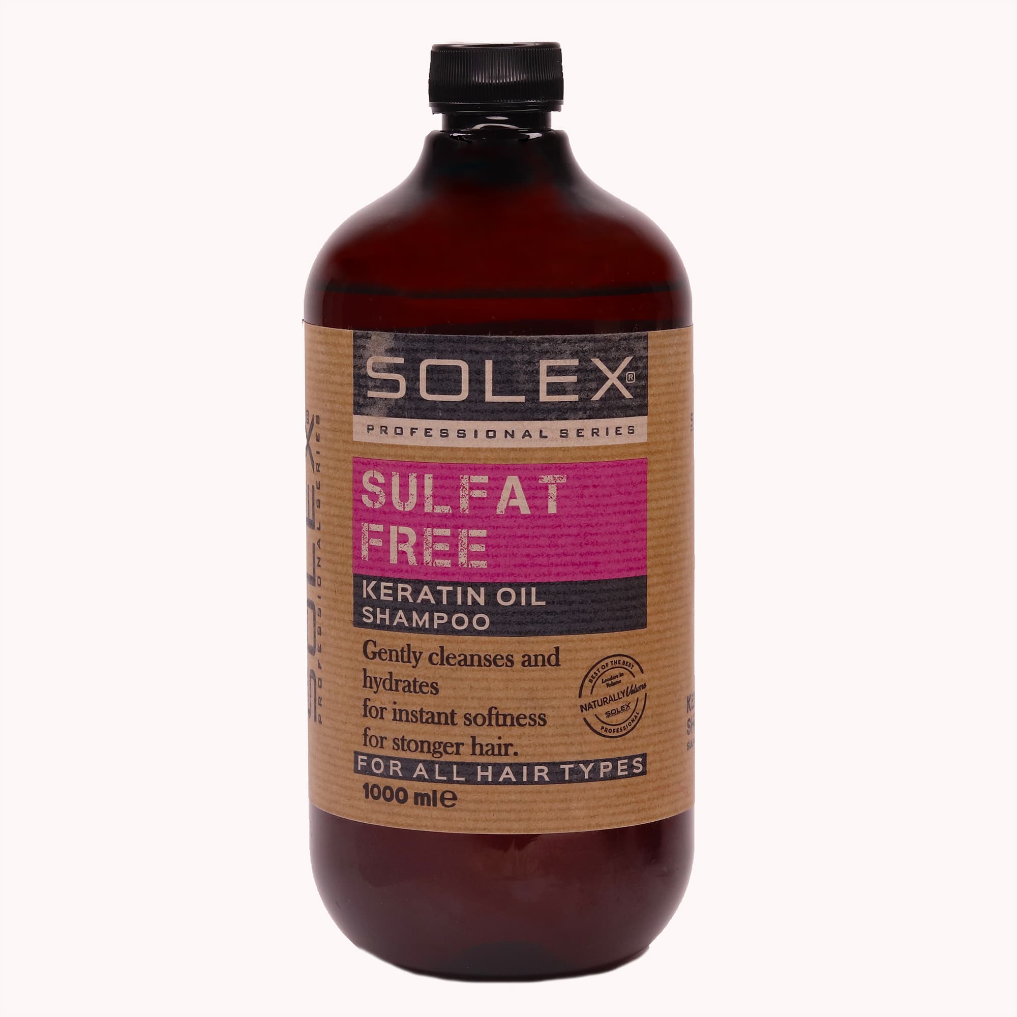 شامپو مو سولکس مدل keratin oil حجم 1000 میلی لیتر — تصویر ۲