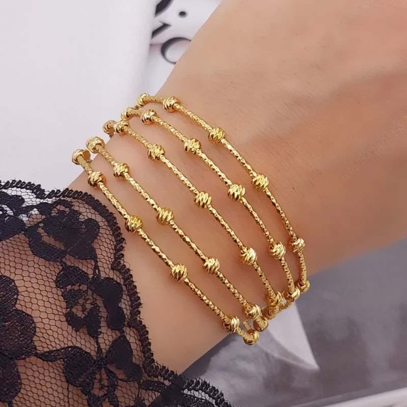 دستبند آلبرنادو طرح طلا CityGold درخشش ماندگار و ضد حساسیت