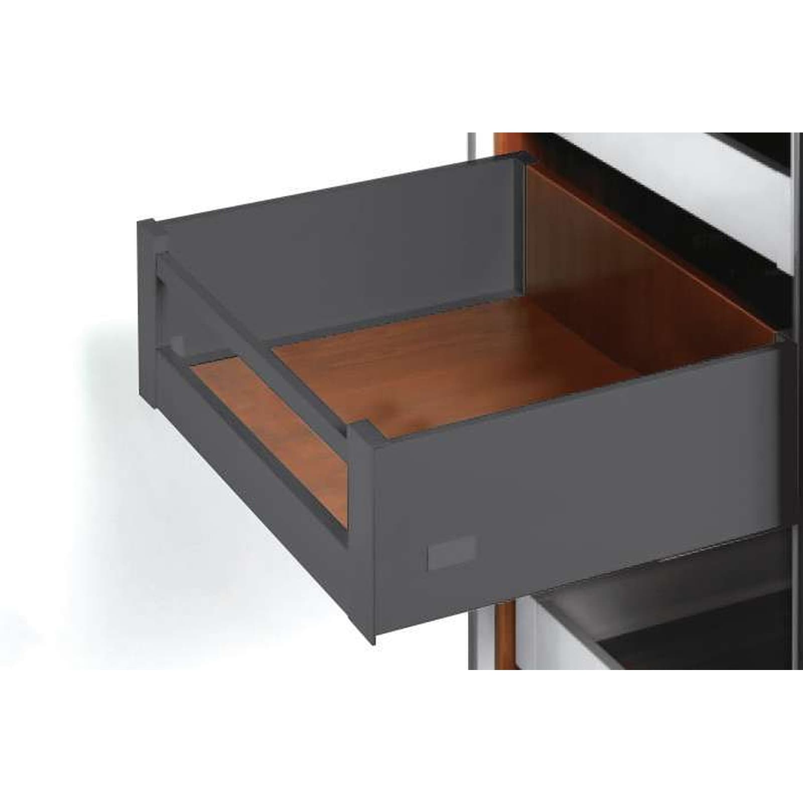 ریل بدنه دار دبل باکس اسلیم اینر 40kg نوک مدادی با فرانت آلومینیوم ارتفاع 193mm عمق 350mm