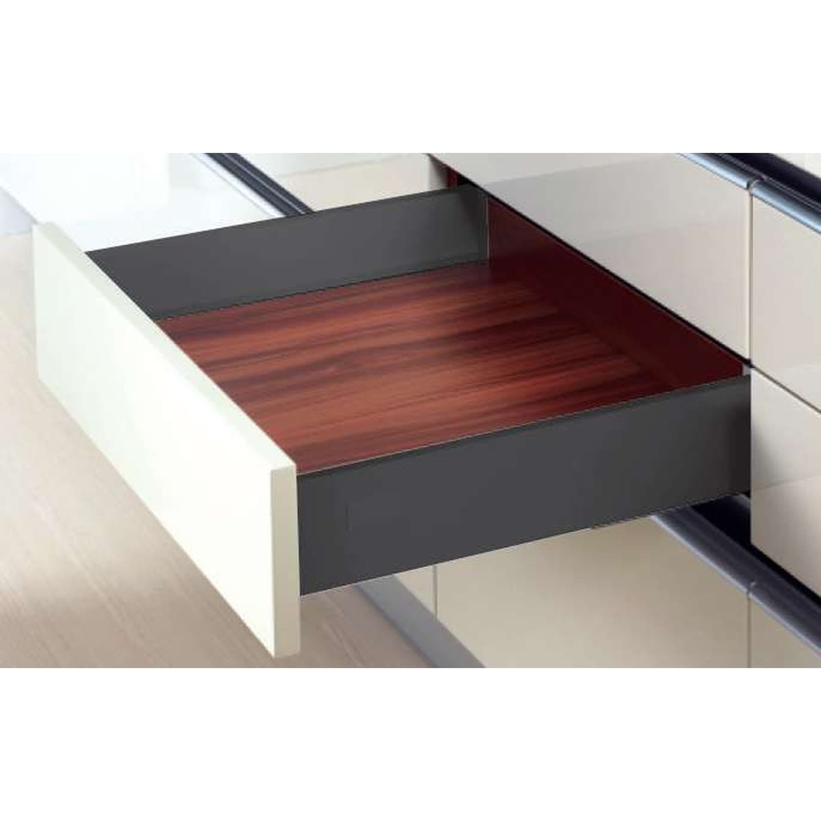 ریل بدنه دار دبل باکس اسلیم 40kg نوک مدادی ارتفاع110mm عمق 350mm