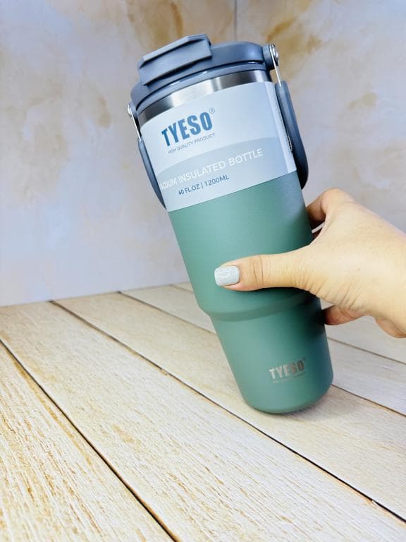 تراول ماگ تامبلر دو حالته تایسو (TYESO) حجم 1200 میل کد 2580 — تصویر ۶