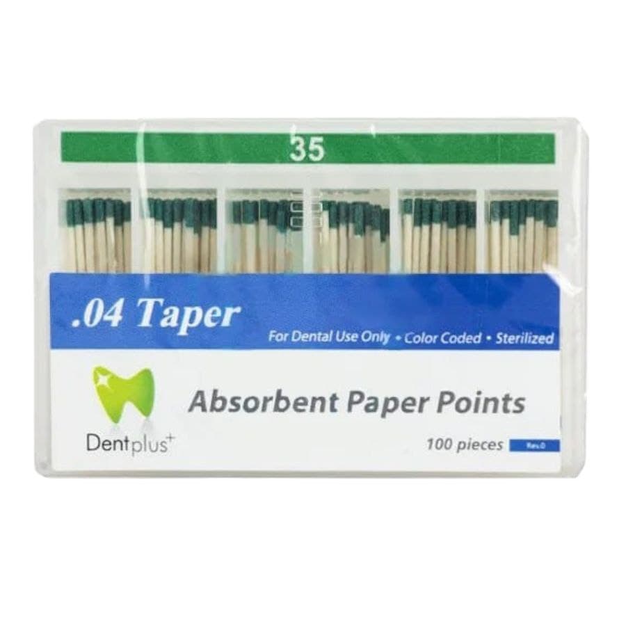 کن کاغذی 4درصد دنت پلاس DentPlus-Paper Points 4%