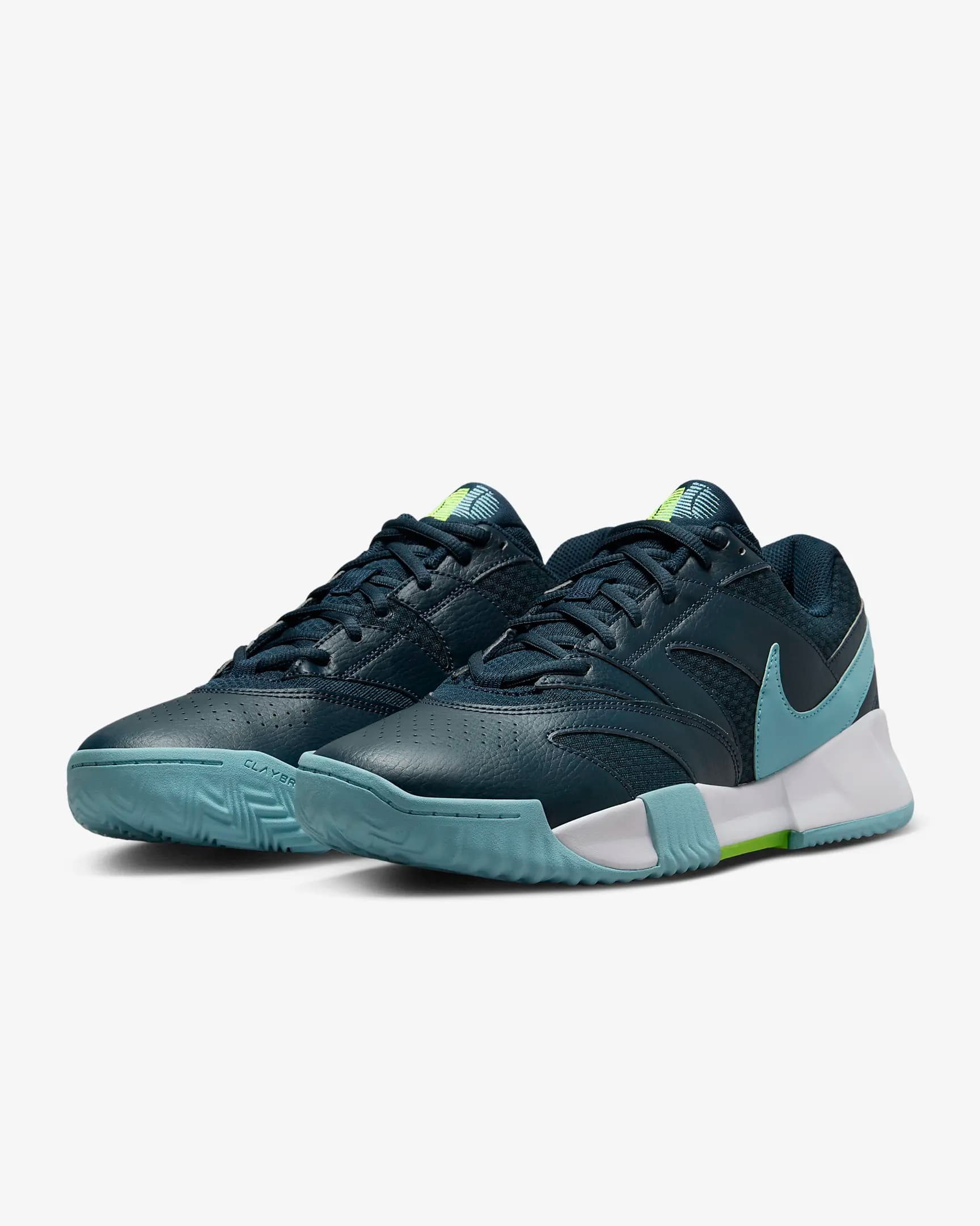 کفش تنیس مردانه نایک Nike Court Lite 4 Clay- سرمه ای/ آبی — تصویر ۵