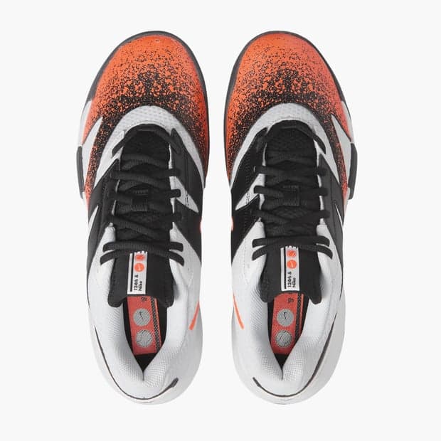 کفش تنیس مردانه نایک Nike Court Lite 4 Premium Men’s Clay Tennis Shoes- سفید/ نارنجی — تصویر ۴