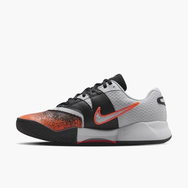 کفش تنیس مردانه نایک Nike Court Lite 4 Premium Men’s Clay Tennis Shoes- سفید/ نارنجی — تصویر ۲