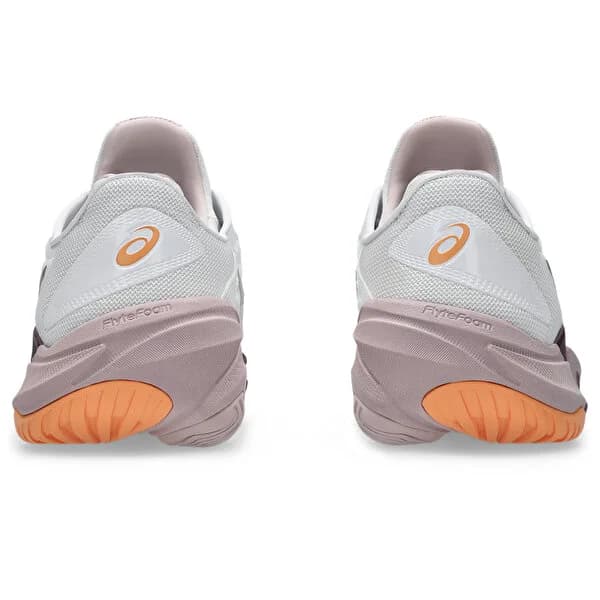 کفش تنیس زنانه اسیکس Asics Court FF3- سفید/قهوه ای — تصویر ۴