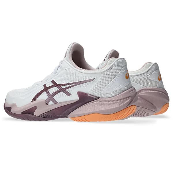 کفش تنیس زنانه اسیکس Asics Court FF3- سفید/قهوه ای — تصویر ۶