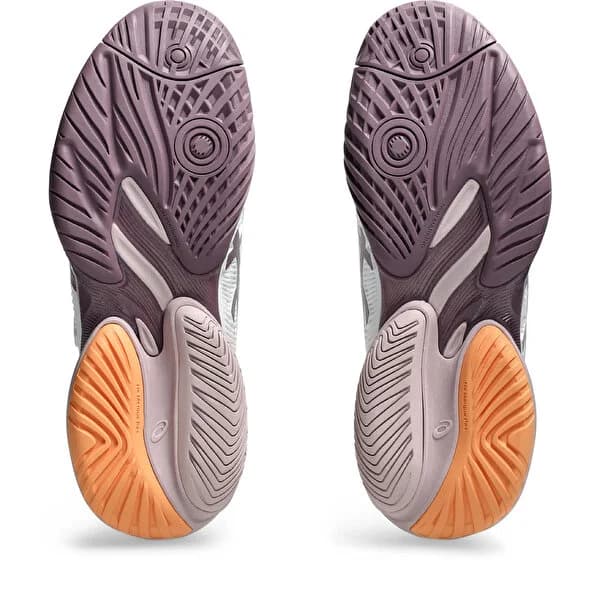 کفش تنیس زنانه اسیکس Asics Court FF3- سفید/قهوه ای — تصویر ۳
