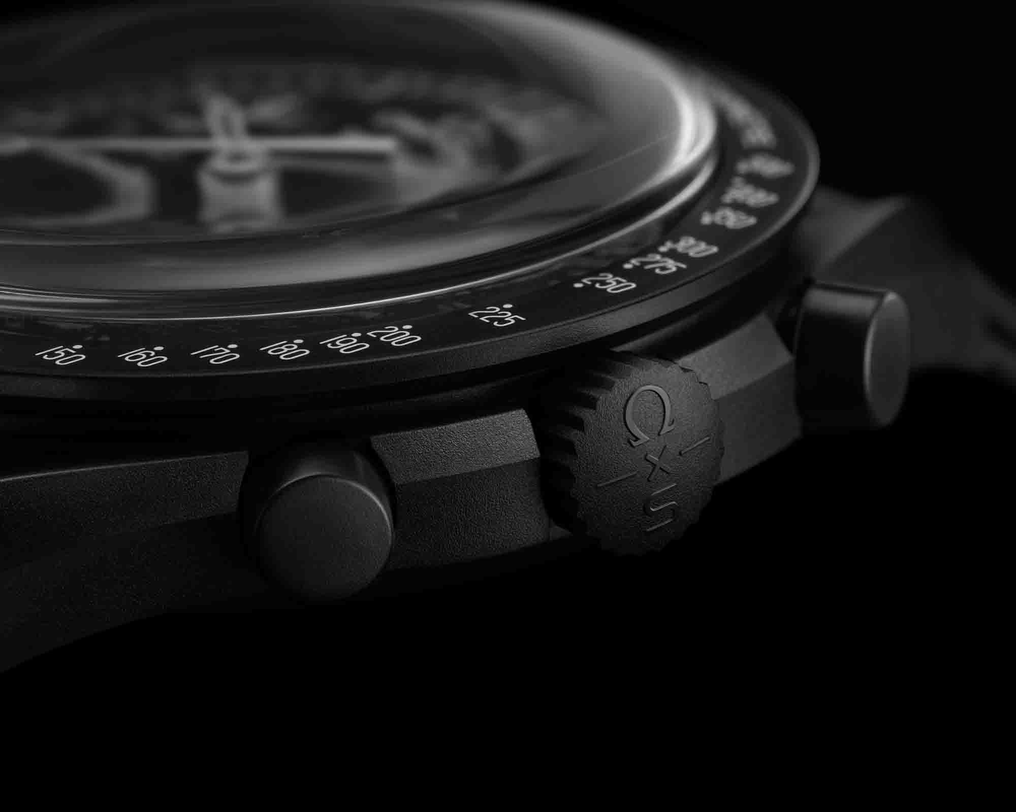 ساعت امگا سواچ مدل MISSION TO THE MOONPHASE – مشکی — تصویر ۸