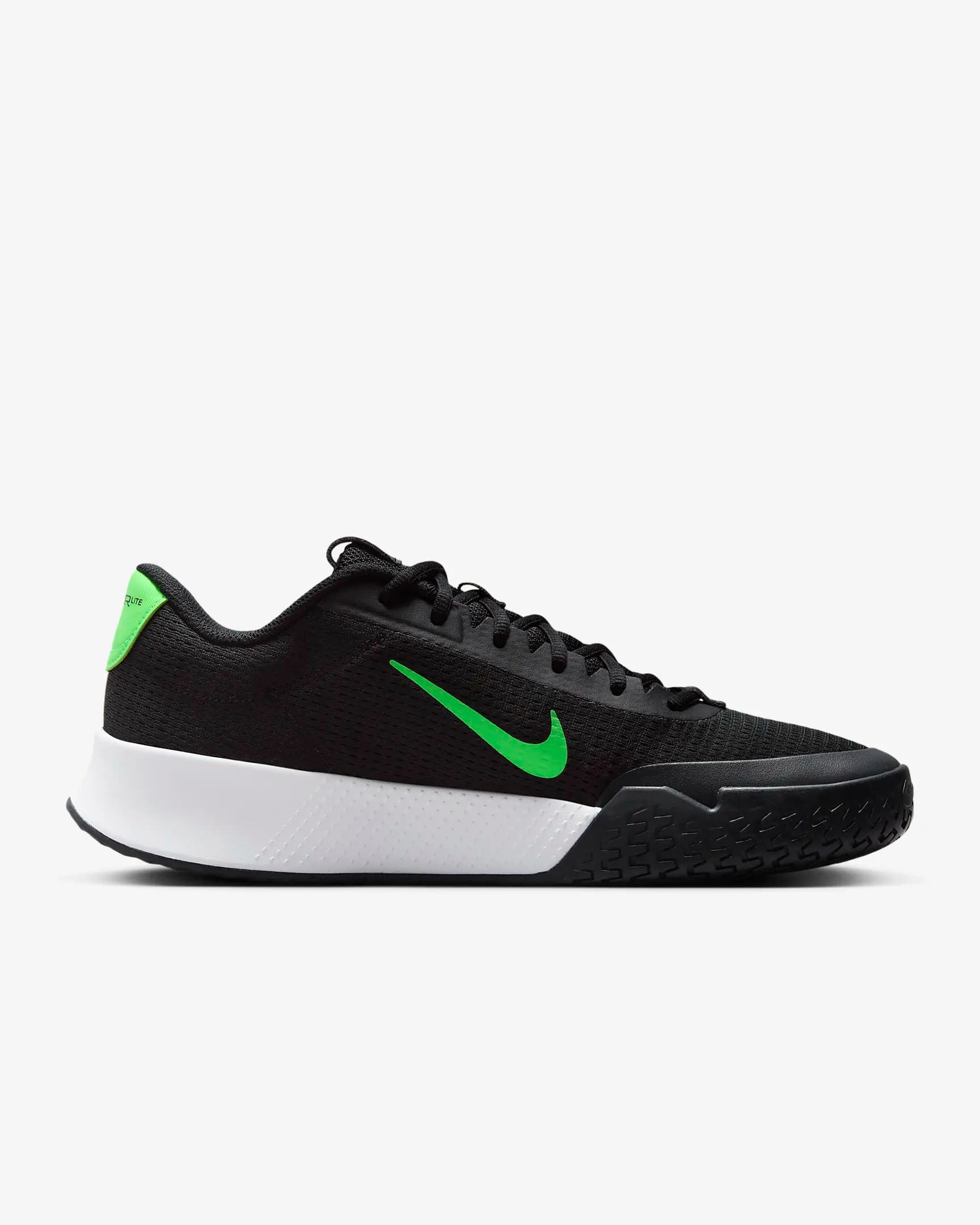کفش تنیس مردانه نایک NikeCourt Vapor Lite 2– مشکی/سبز — تصویر ۲