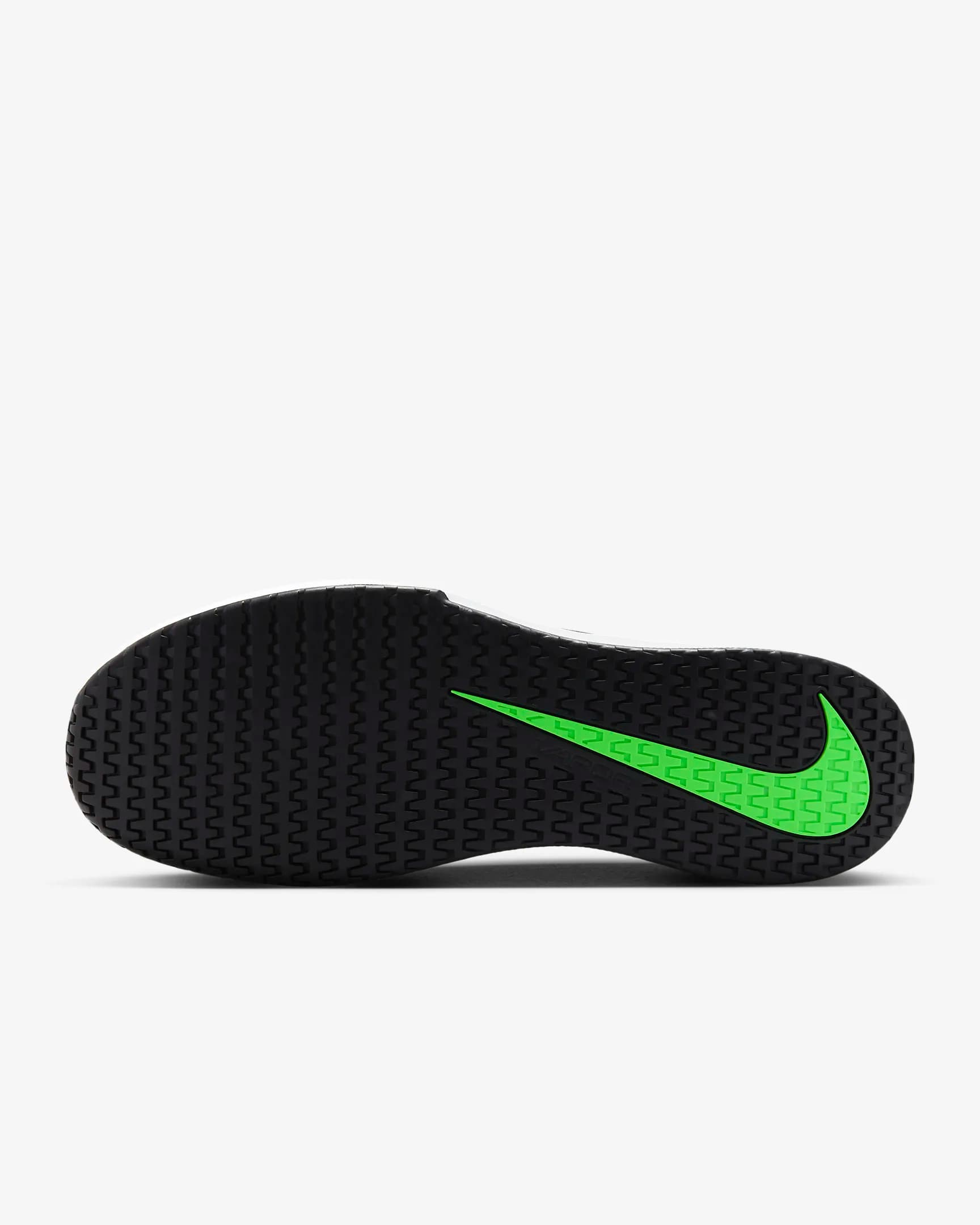 کفش تنیس مردانه نایک NikeCourt Vapor Lite 2– مشکی/سبز — تصویر ۳