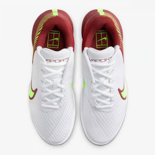 کفش تنیس مردانه نایک NikeCourt AirZoom Vapor Pro2 – سفید/زرشکی — تصویر ۵
