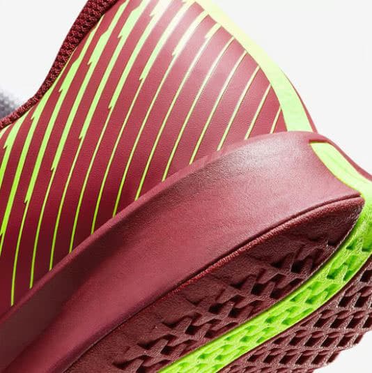 کفش تنیس مردانه نایک NikeCourt AirZoom Vapor Pro2 – سفید/زرشکی — تصویر ۸