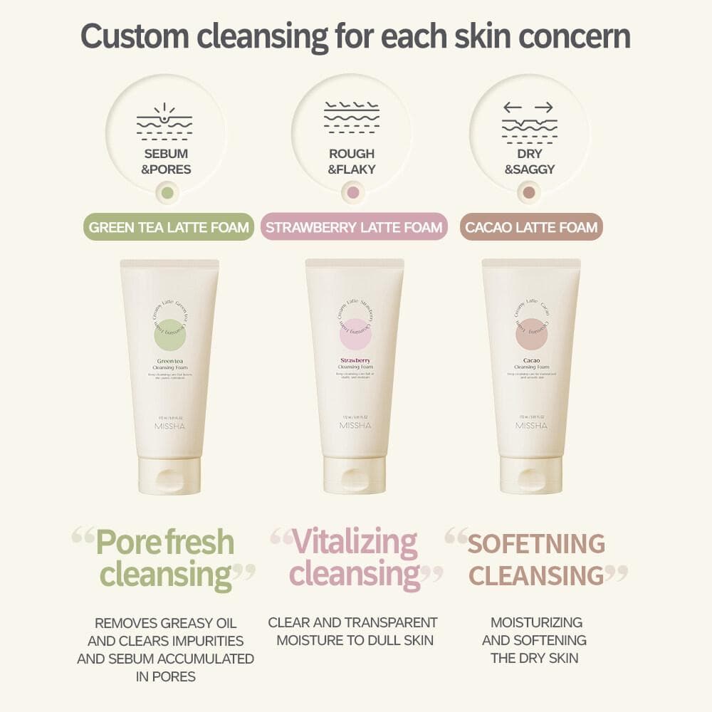 فوم شستشوی صورت توتفرنگی میشا Missha مدل Strawberry Cleansing Foam | حجم 172 میل — تصویر ۸