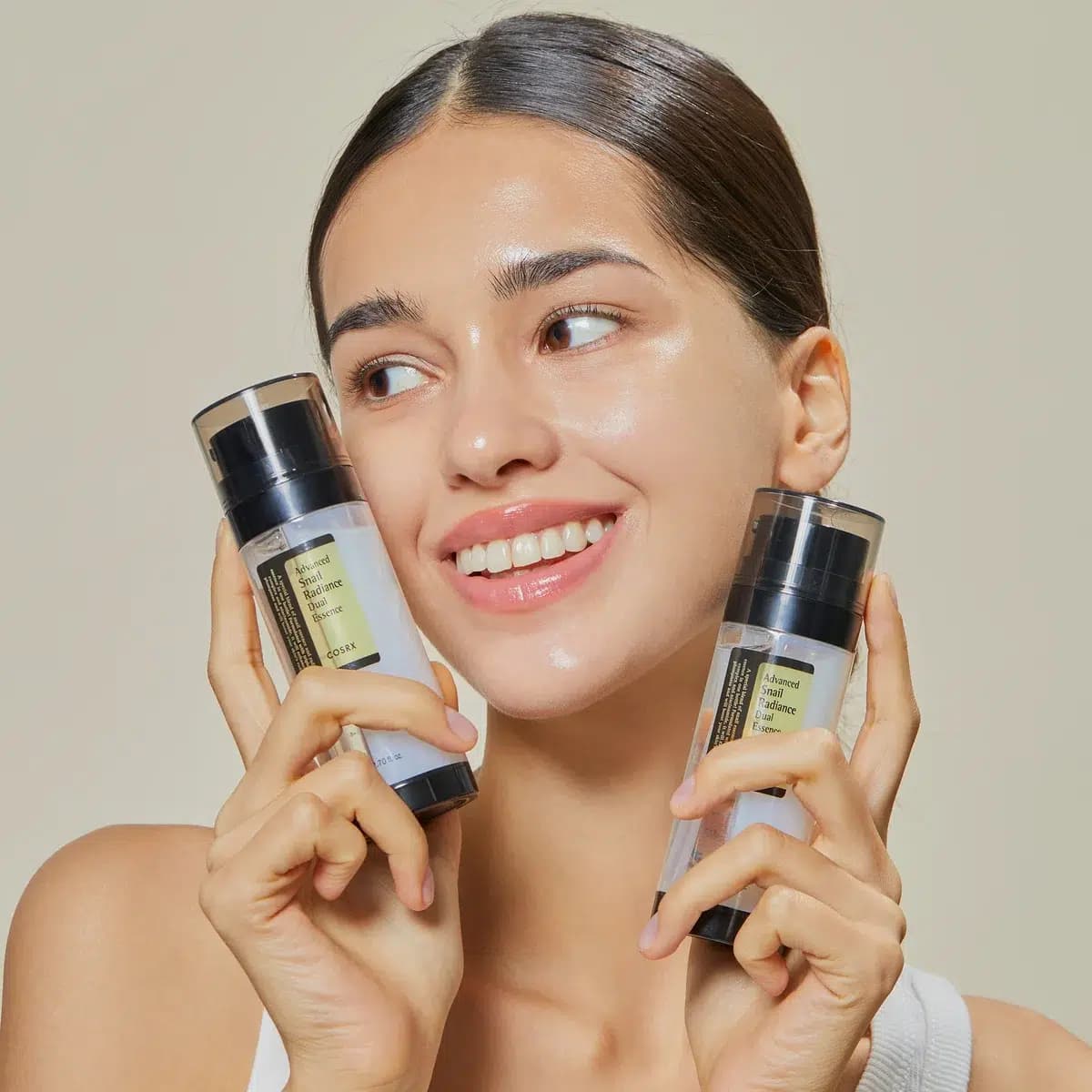 اسنس دوگانه حلزون کوزارکس COSRX مدل Advanced Snail Radiance Dual Essence | حجم 80 میل — تصویر ۸