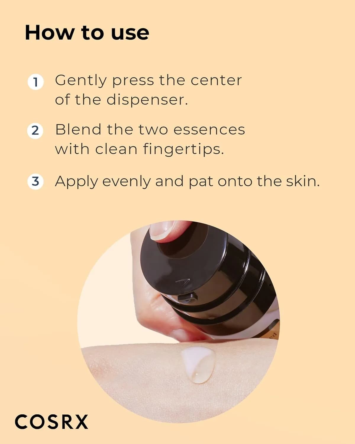 اسنس دوگانه حلزون کوزارکس COSRX مدل Advanced Snail Radiance Dual Essence | حجم 80 میل — تصویر ۹