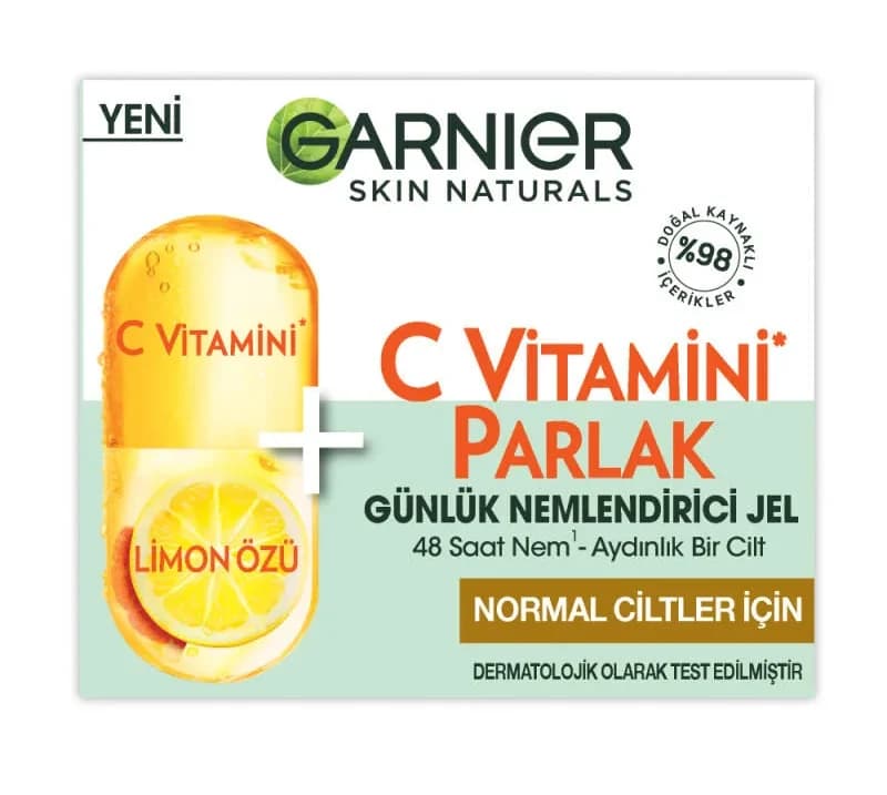ژل مرطوب کننده ویتامین سی گارنیر Garnier | حجم 50 میل — تصویر ۳
