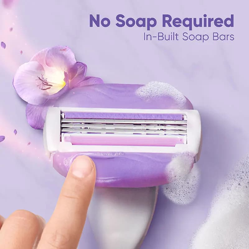 خود تراش ژیلت ونوس Venus مدل Comfortglide Breeze (دسته + 2 تیغ یدک) — تصویر ۷