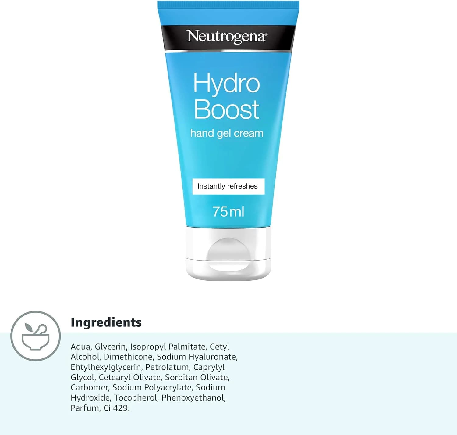 ژل کرم دست نوتروژینا Neutrogena مدل Hydro Boost | حجم 75 میل — تصویر ۸