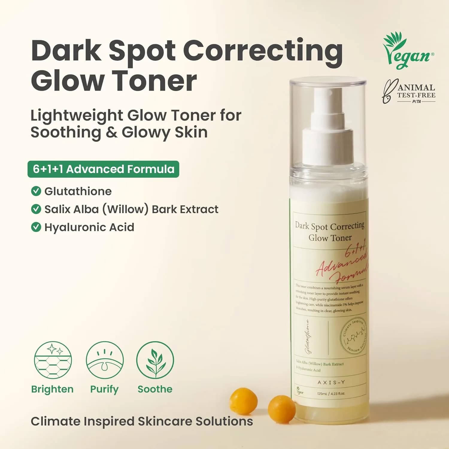 تونر ضد لک و روشن کننده اکسیس وای AXIS-Y مدل Dark Spot Correcting Glow Toner | حجم 125 میل — تصویر ۳