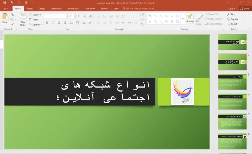 پاورپوینت انواع شبکه های اجتماعی آنلاین (13 اسلاید)