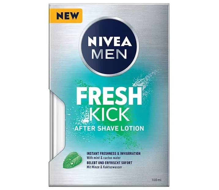لوسیون افتر شیو مردانه نیوآ Nivea مدل Fresh Kick | حجم 100 میل