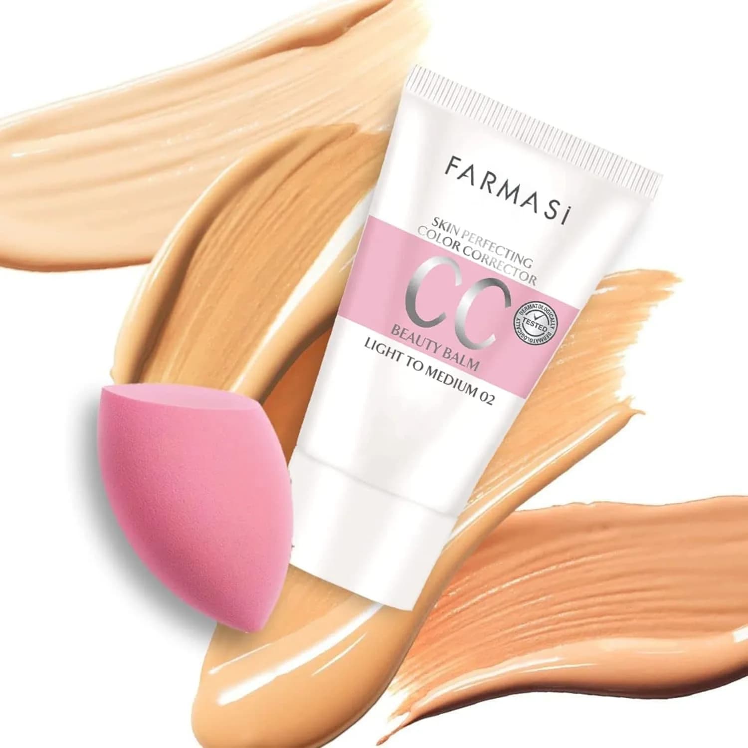 سی سی کرم 9 در 1 فارماسی Farmasi مدل Light To Medium شماره 02 | حجم 50 میل — تصویر ۵