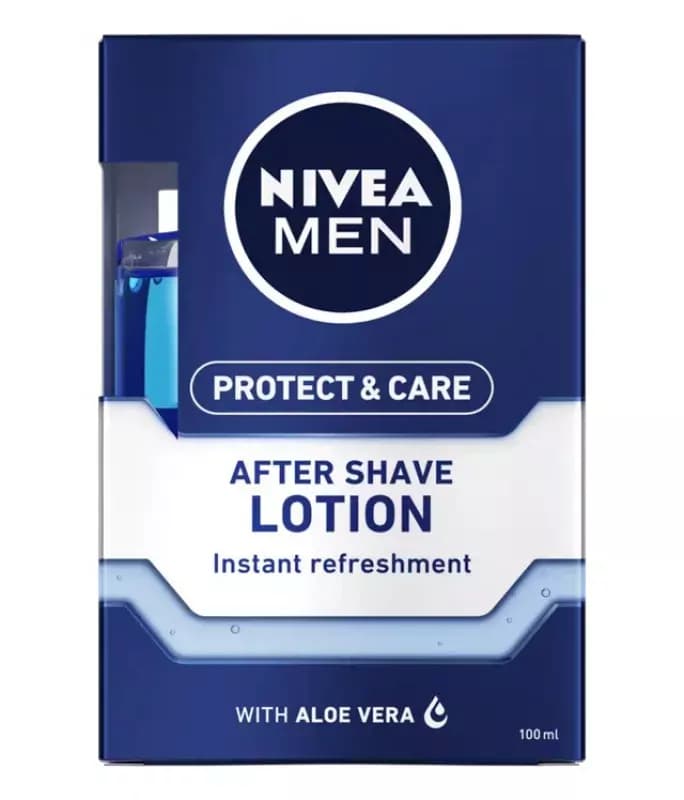 لوسیون افترشیو مردانه نیوآ Nivea مدل Protect And Care | حجم 100 میل — تصویر ۲