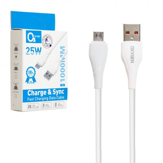 کابل شارژ 25W OXYGEN مدل X2