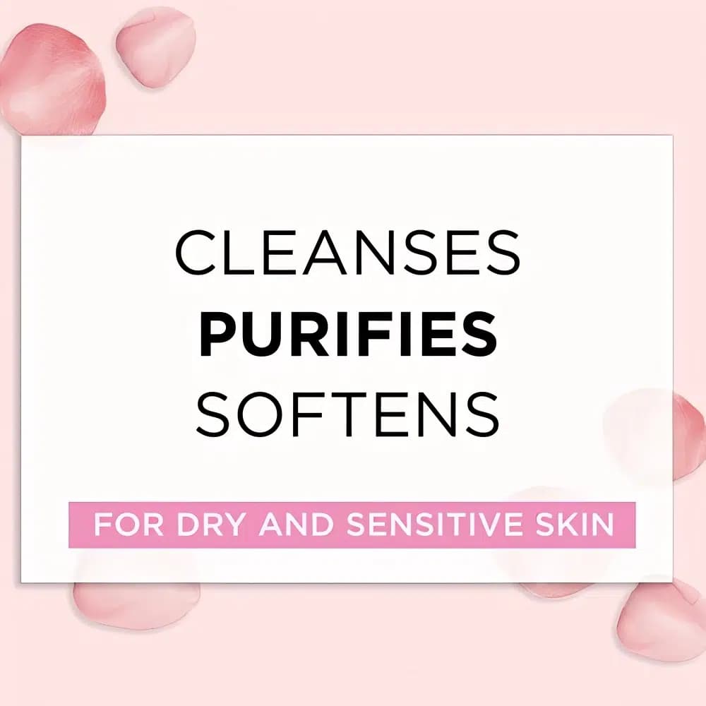 ژل شستشوی صورت لورآل L’Oréal مدل Rare Flowers حاوی عصاره گل رز و یاسمن | حجم 150 میل — تصویر ۵