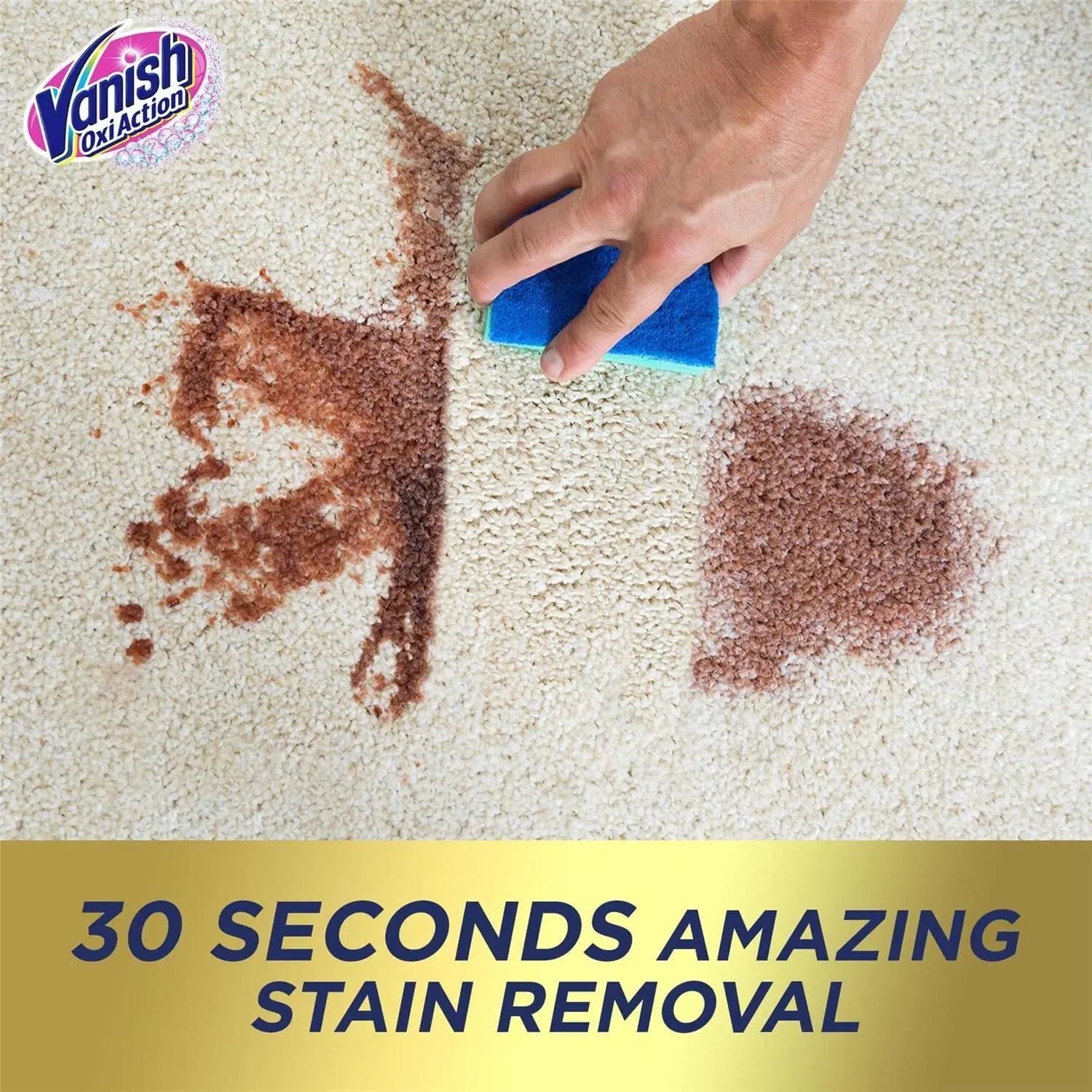 فوم لکه بر مبل و فرش ونیش Vanish مدل Carpet Cleaner | حجم 600 میل — تصویر ۴