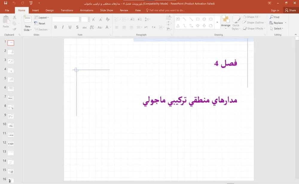 پاورپوینت فصل 4 – مدارهای منطقی و ترکیبی ماجولی