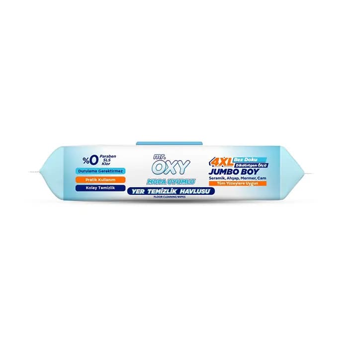 دستمال طی mr. oxy بسته 50 عددی — تصویر ۳