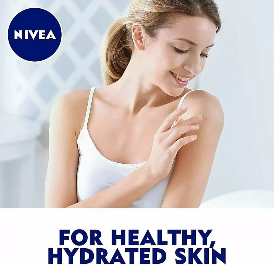 لوسیون مغذی بدن نیوآ Nivea مدل Nourishing مناسب پوست خشک تا خیلی خشک | حجم 400 میل — تصویر ۳