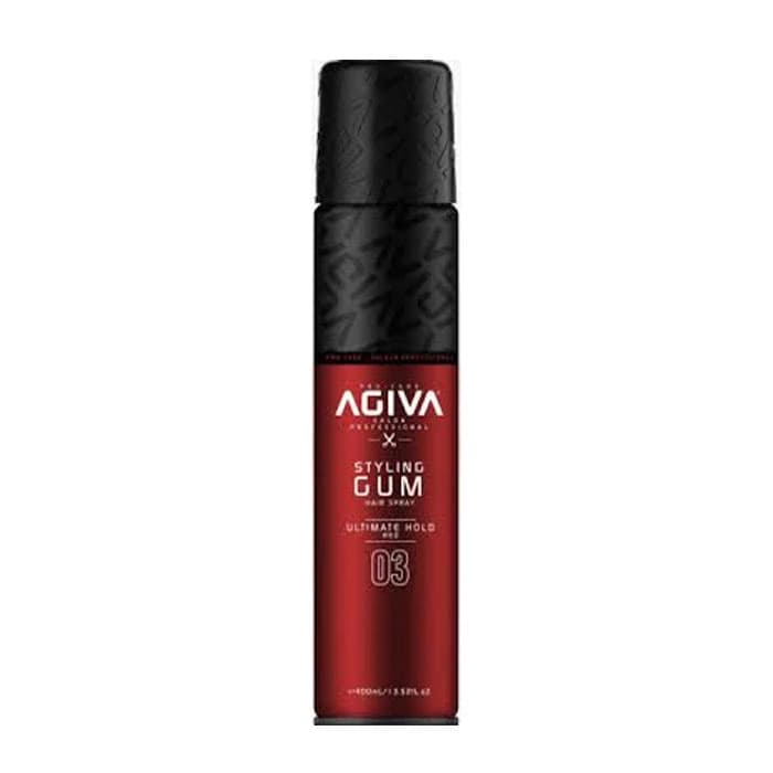 اسپری نگهدارنده مو خیلی قوی قرمز styling gum آگیوا 400 میل