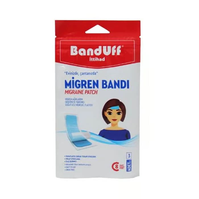 چسب کاهش درد میگرن banduff بسته 3 عددی — تصویر ۲